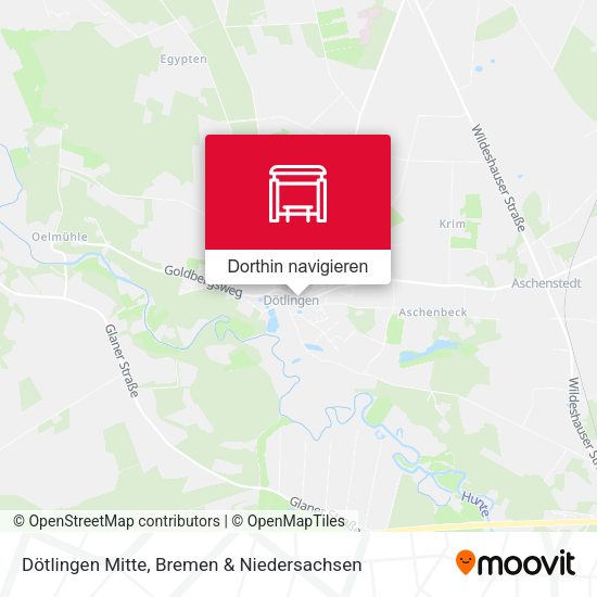 Dötlingen Mitte Karte