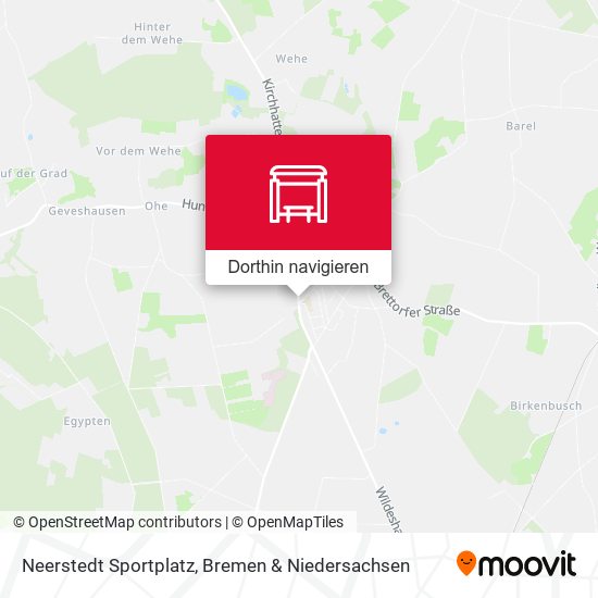 Neerstedt Sportplatz Karte