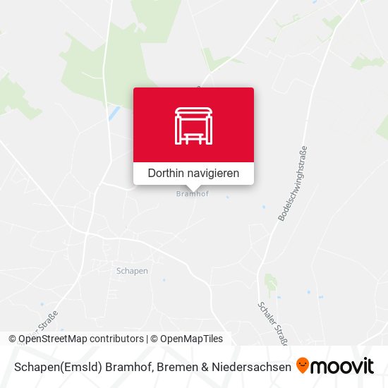 Schapen(Emsld) Bramhof Karte