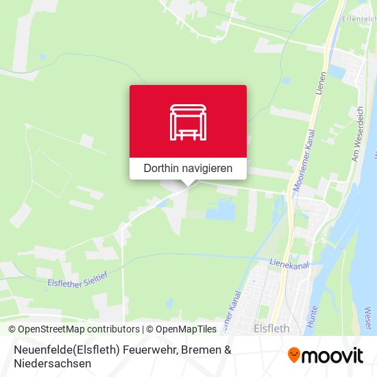 Neuenfelde(Elsfleth) Feuerwehr Karte