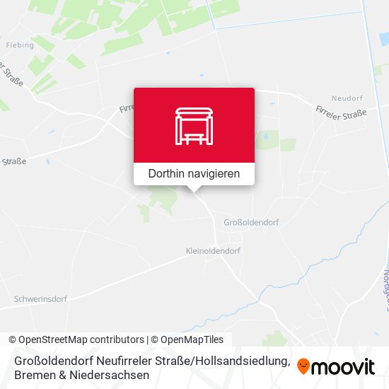 Großoldendorf Neufirreler Straße / Hollsandsiedlung Karte