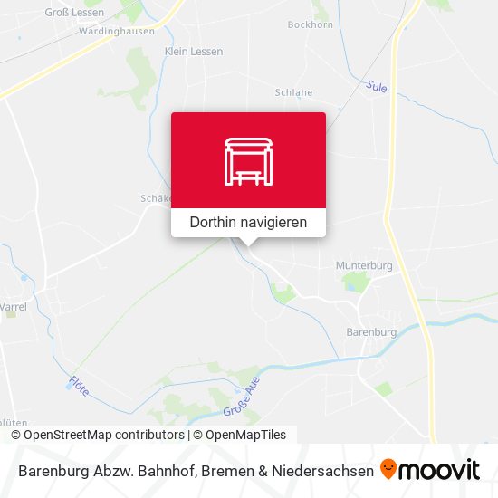 Barenburg Abzw. Bahnhof Karte