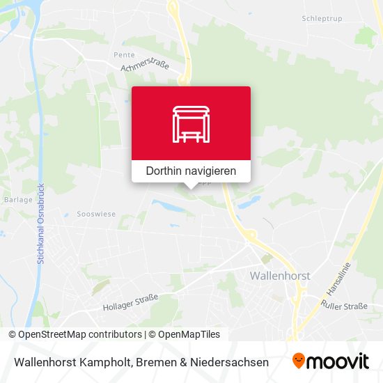 Wallenhorst Kampholt Karte