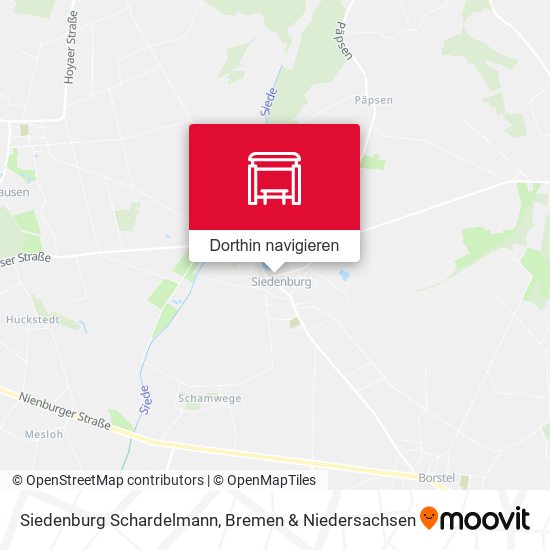 Siedenburg Schardelmann Karte