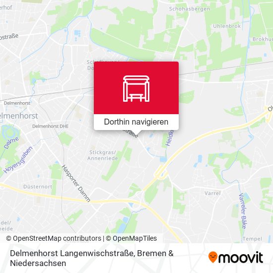 Delmenhorst Langenwischstraße Karte