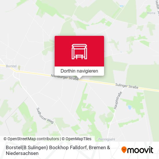 Borstel(B Sulingen) Bockhop Falldorf Karte