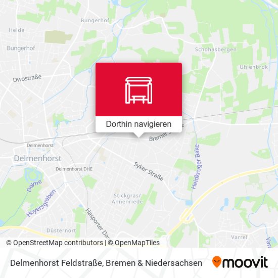 Delmenhorst Feldstraße Karte