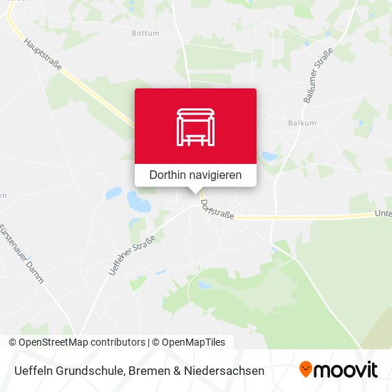 Ueffeln Grundschule Karte