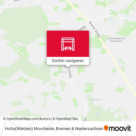 Holte(Wietzen) Moorheide Karte
