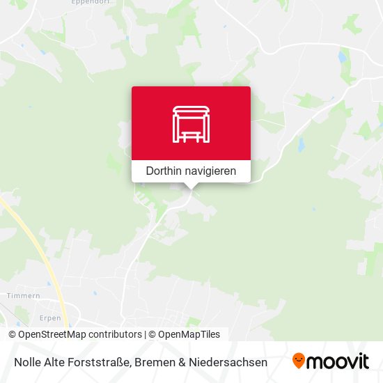 Nolle Alte Forststraße Karte