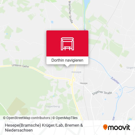 Hesepe(Bramsche) Krüger/Lab Karte