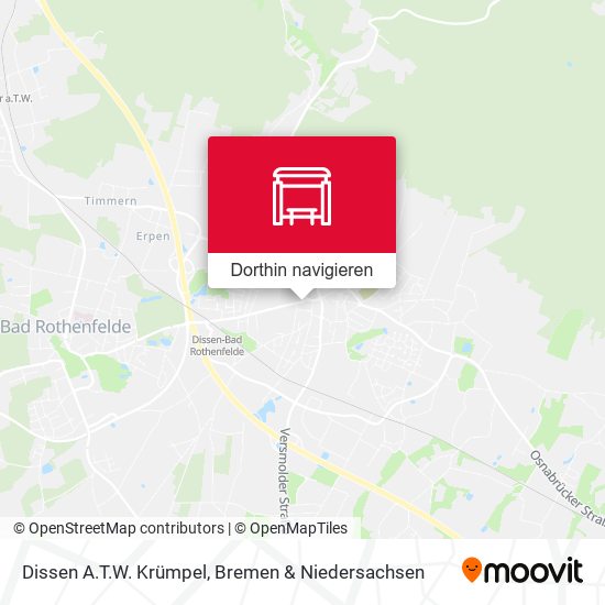 Dissen A.T.W. Krümpel Karte