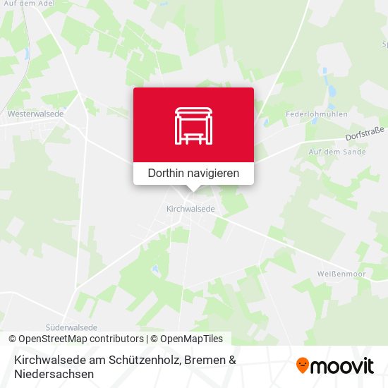 Kirchwalsede am Schützenholz Karte