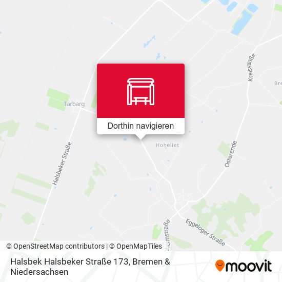 Halsbek Halsbeker Straße 173 Karte