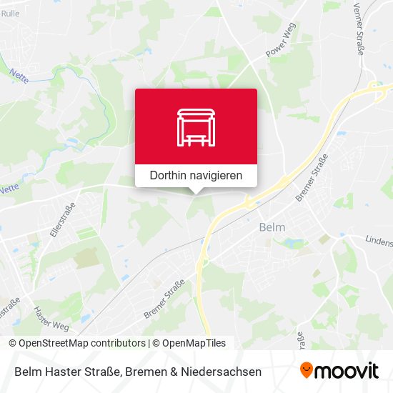 Belm Haster Straße Karte