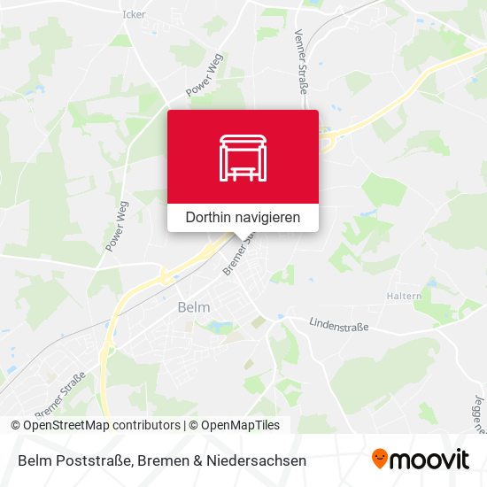 Belm Poststraße Karte