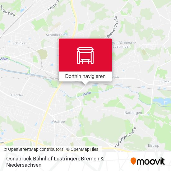 Osnabrück Bahnhof Lüstringen Karte