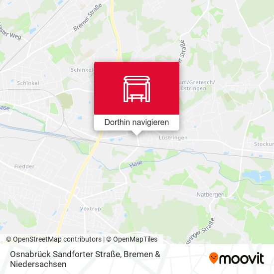 Osnabrück Sandforter Straße Karte