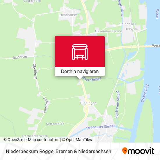 Niederbeckum Rogge Karte