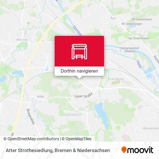 Atter Strothesiedlung Karte