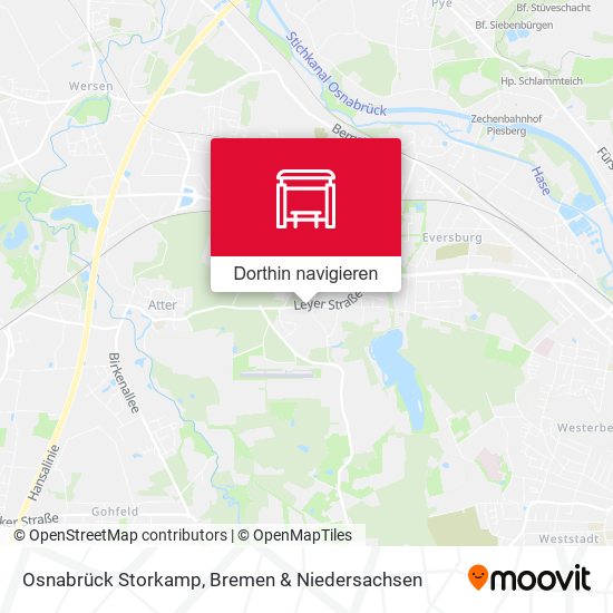 Osnabrück Storkamp Karte