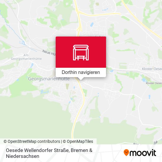 Oesede Wellendorfer Straße Karte