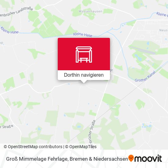 Groß Mimmelage Fehrlage Karte