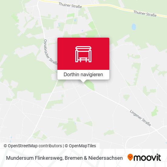 Mundersum Flinkersweg Karte