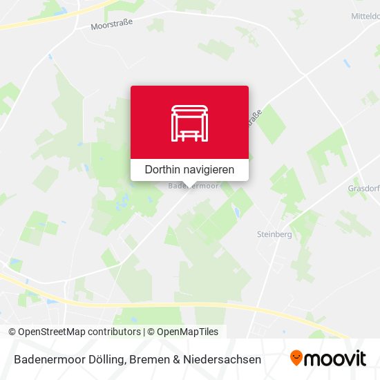 Badenermoor Dölling Karte