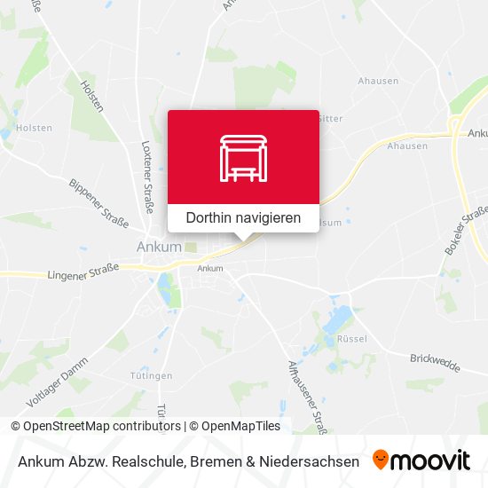 Ankum Abzw. Realschule Karte