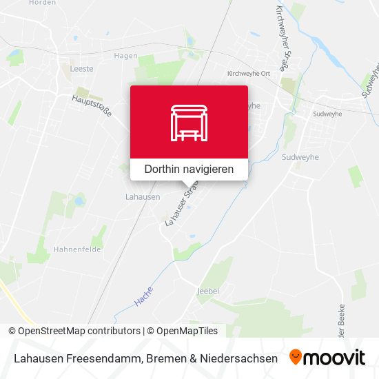 Lahausen Freesendamm Karte