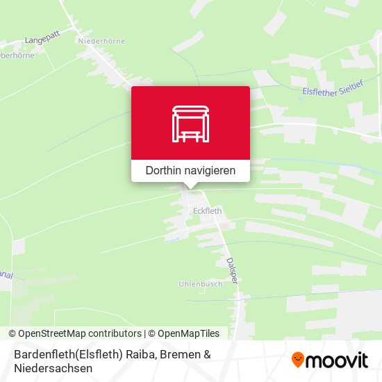 Bardenfleth(Elsfleth) Raiba Karte