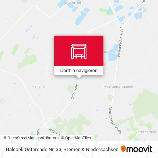 Halsbek Osterende Nr. 33 Karte