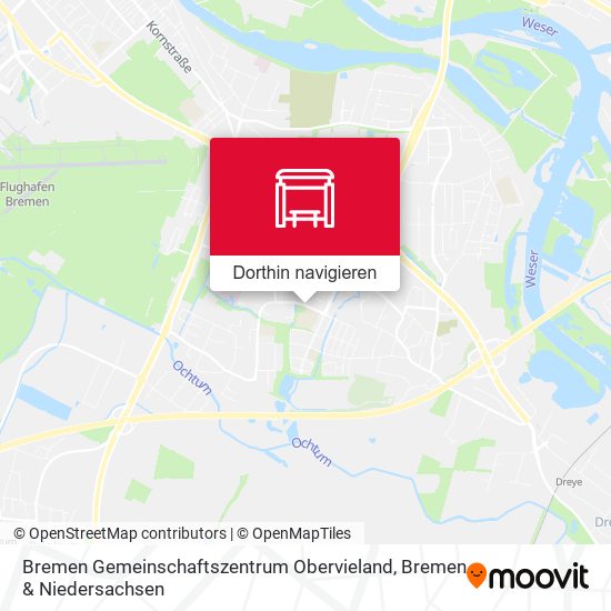 Bremen Gemeinschaftszentrum Obervieland Karte