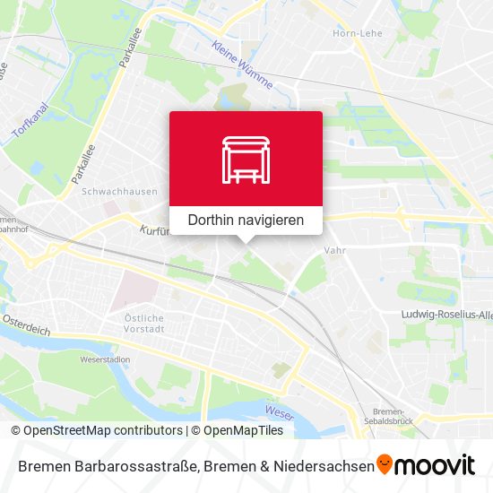 Bremen Barbarossastraße Karte