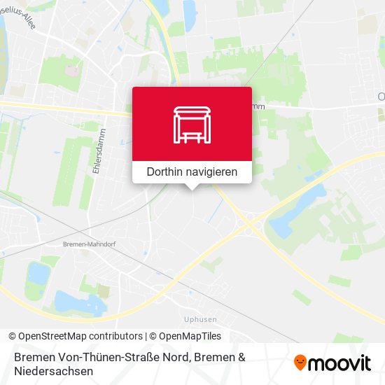 Bremen Von-Thünen-Straße Nord Karte