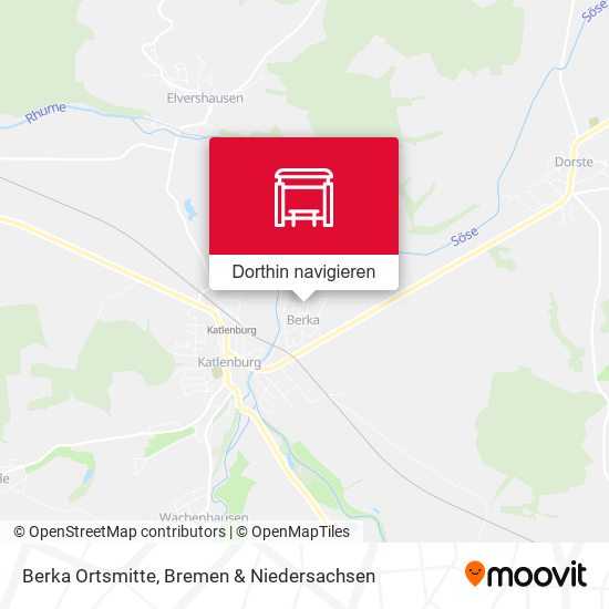 Berka Ortsmitte Karte