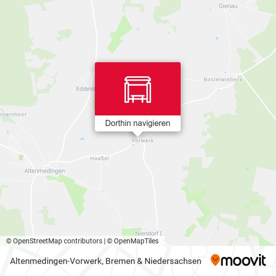 Altenmedingen-Vorwerk Karte