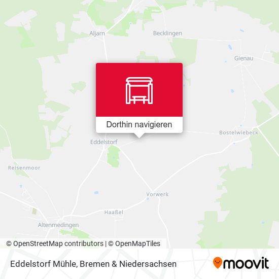 Eddelstorf Mühle Karte