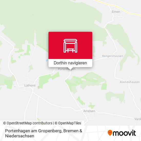 Portenhagen am Gropenberg Karte