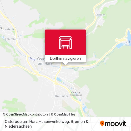 Osterode am Harz Hasenwinkelweg Karte
