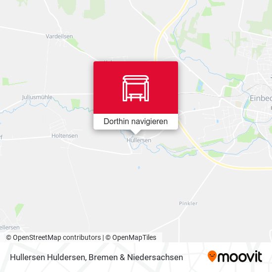 Hullersen Huldersen Karte