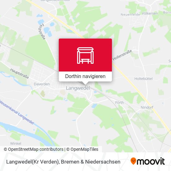 Langwedel(Kr Verden) Karte