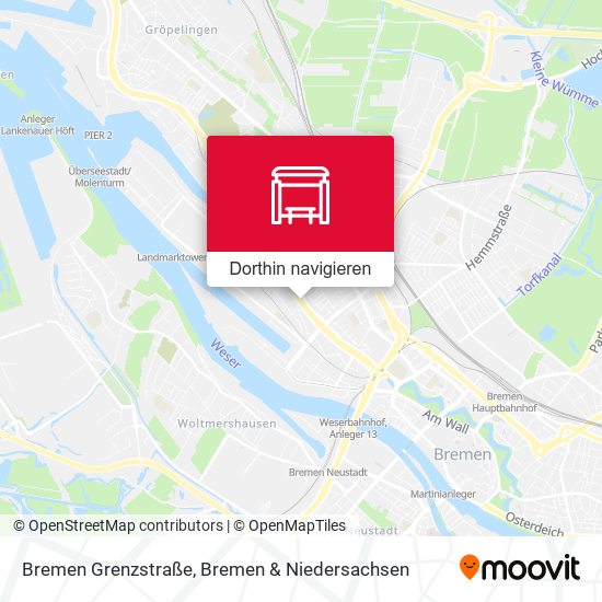 Bremen Grenzstraße Karte