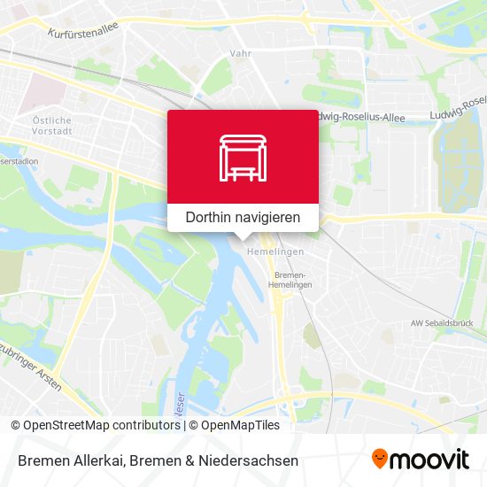 Bremen Allerkai Karte