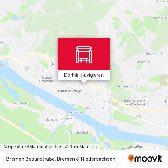 Bremen Besanstraße Karte
