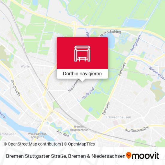 Bremen Stuttgarter Straße Karte