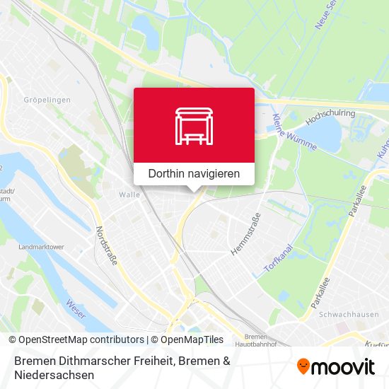 Bremen Dithmarscher Freiheit Karte