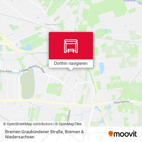 Bremen Graubündener Straße Karte