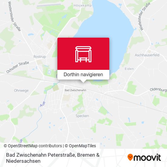Bad Zwischenahn Peterstraße Karte
